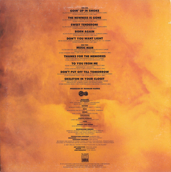 Eddie Kendricks : Goin' Up In Smoke (LP, Album, Mon)