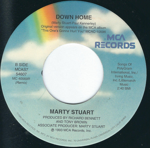 Marty Stuart : Hey Baby (7", Single)