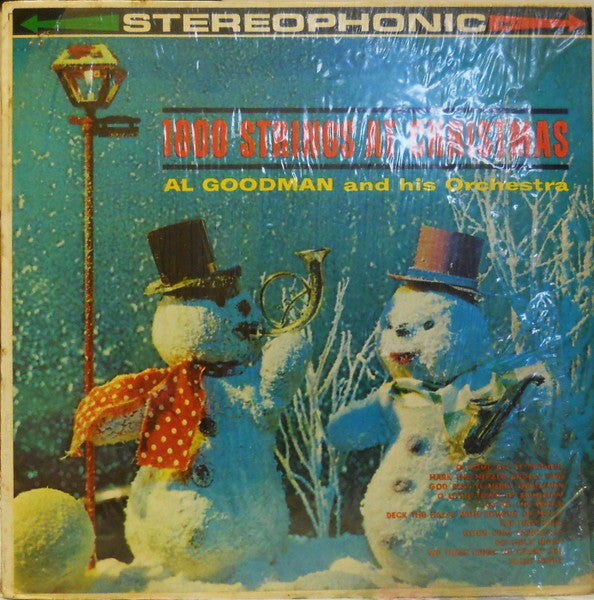 Al Goodman And His Orchestra : 1000 Strings At Christmas (LP, Album)