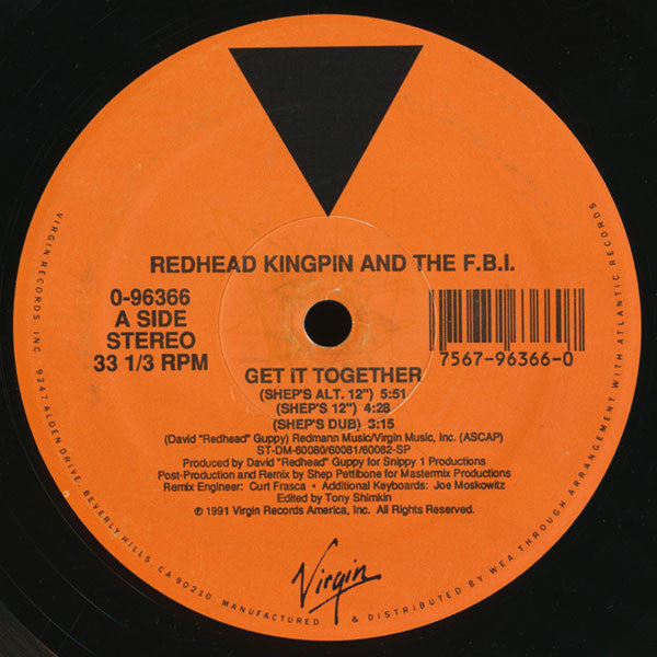 Redhead Kingpin And The FBI : Get It Together (12")