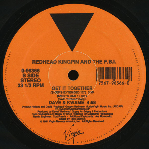 Redhead Kingpin And The FBI : Get It Together (12")