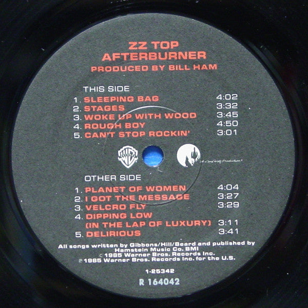 ZZ Top : Afterburner (LP, Album, Club)