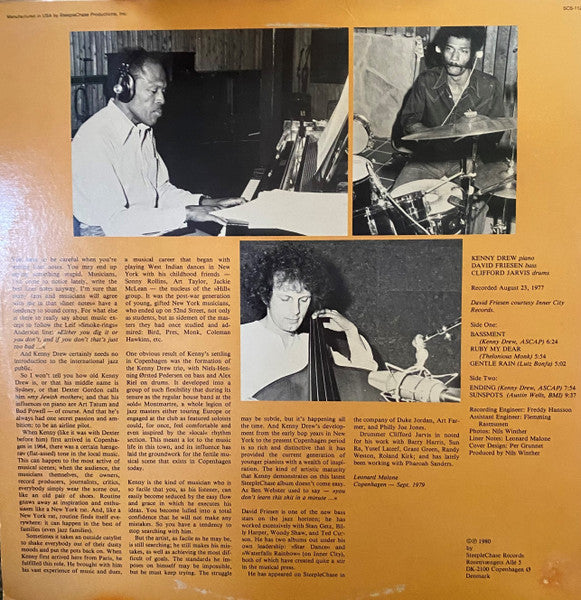 Kenny Drew Trio* : Ruby My Dear (LP, Album, RP)