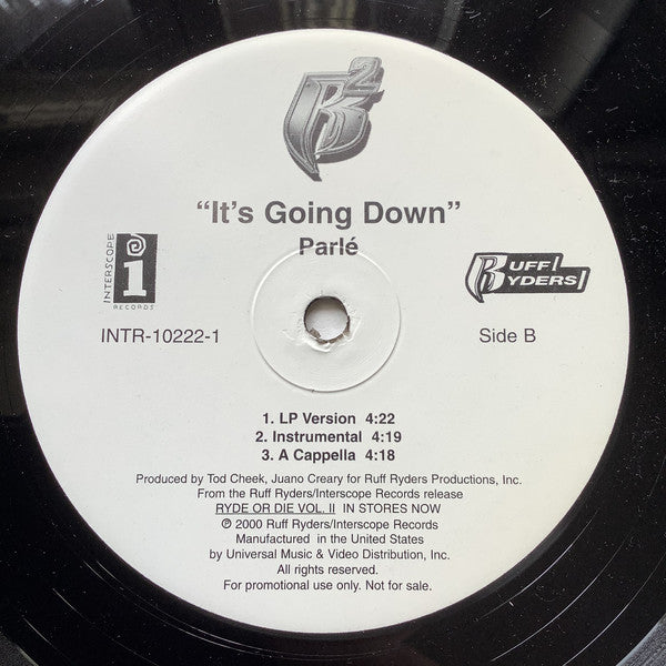 Drag-On And Twista / Parlé* : Twisted Heat / It's Going Down (12", Promo)