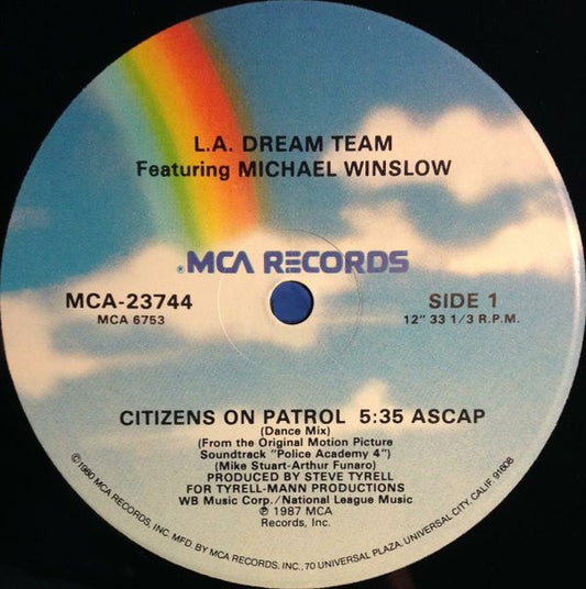 L.A. Dream Team Featuring Michael Winslow : Citizens On Patrol (12")