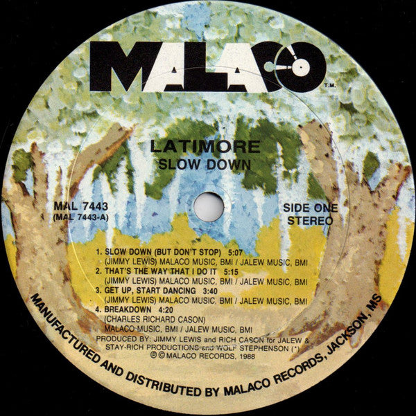 Latimore (2) : Slow Down (LP, Album)