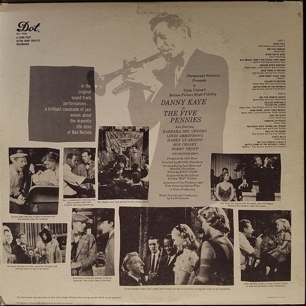 Danny Kaye (2) & Louis Armstrong : The Five Pennies (LP, Album, Mono)