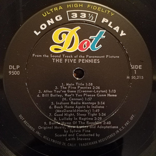 Danny Kaye (2) & Louis Armstrong : The Five Pennies (LP, Album, Mono)