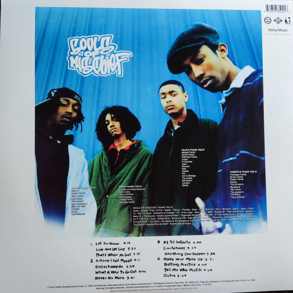 Souls Of Mischief : 93 'Til Infinity (2xLP, Album, RE, RM)