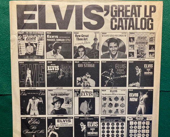 Elvis Presley : His Hand In Mine (LP, Album, RE, Ind)