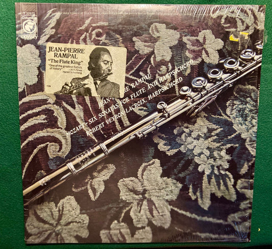 Wolfgang Amadeus Mozart / Jean-Pierre Rampal, Robert Veyron-Lacroix : Six Sonatas For Flute And Harpsichord (LP, Album)