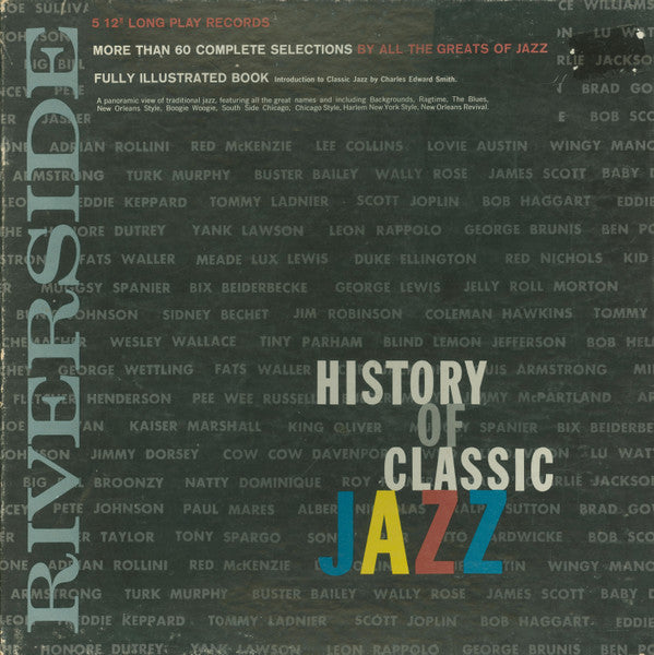 Various : History Of Classic Jazz (5xLP, Comp, RE + Box, Sta)