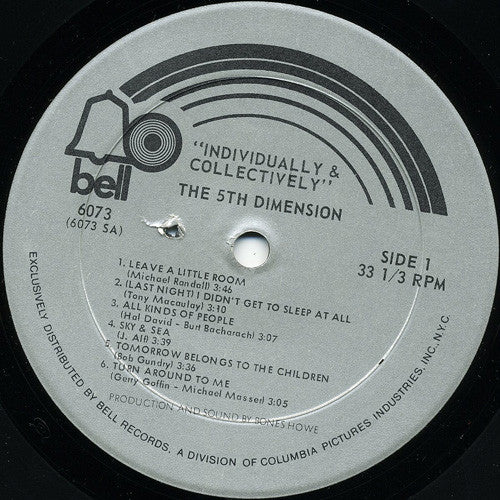 The 5th Dimension* : Individually & Collectively (LP, Album, Phi)