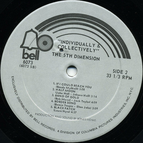 The 5th Dimension* : Individually & Collectively (LP, Album, Phi)