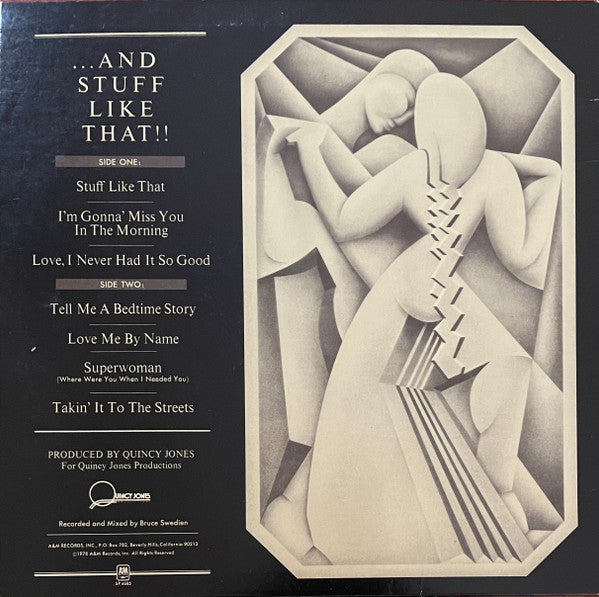 Quincy Jones : Sounds ... And Stuff Like That!! (LP, Album, San)