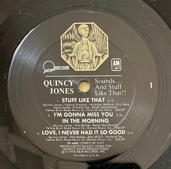 Quincy Jones : Sounds ... And Stuff Like That!! (LP, Album, San)
