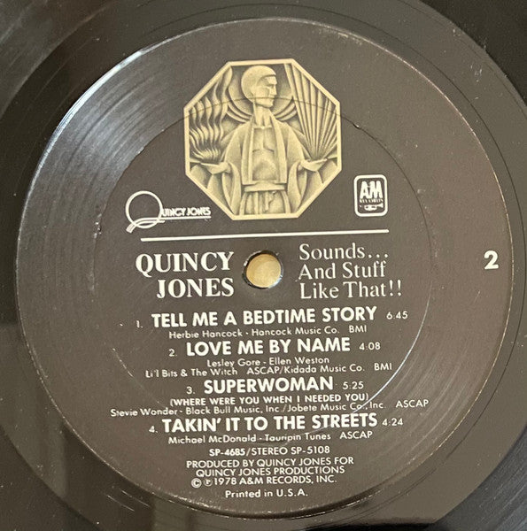 Quincy Jones : Sounds ... And Stuff Like That!! (LP, Album, San)