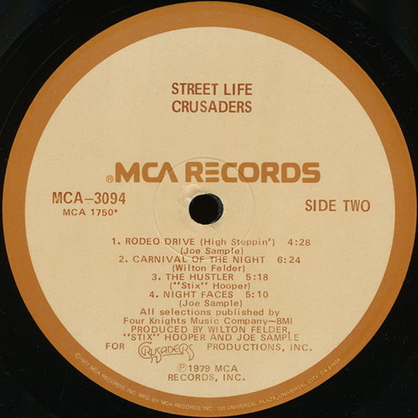 Crusaders* : Street Life (LP, Album, Glo)