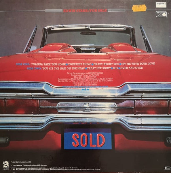 Edwin Starr : For Sale (LP, Album)