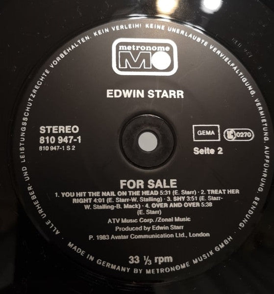 Edwin Starr : For Sale (LP, Album)