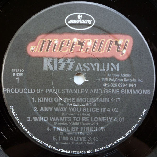 Kiss : Asylum (LP, Album, 53 )