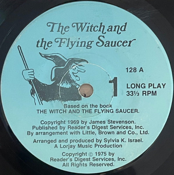 Unknown Artist : The Witch And The Flying Saucer (7", Blu)