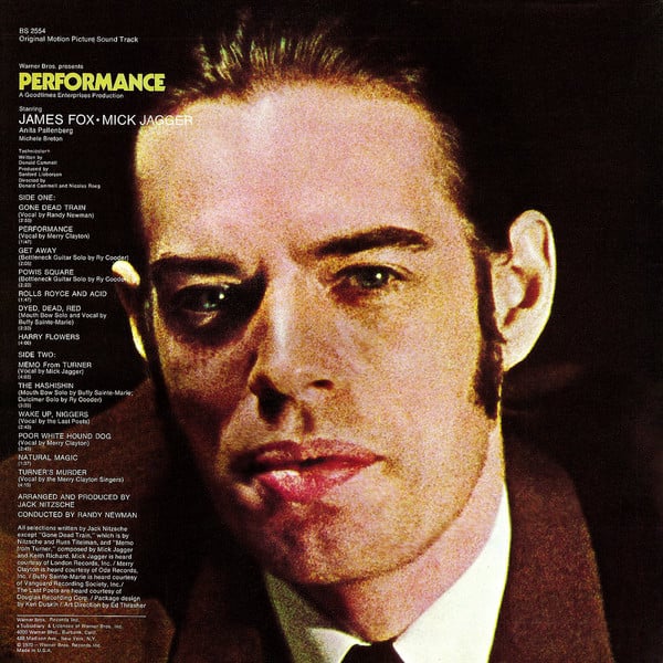 Various : Performance: Original Motion Picture Sound Track (LP, Album, San)