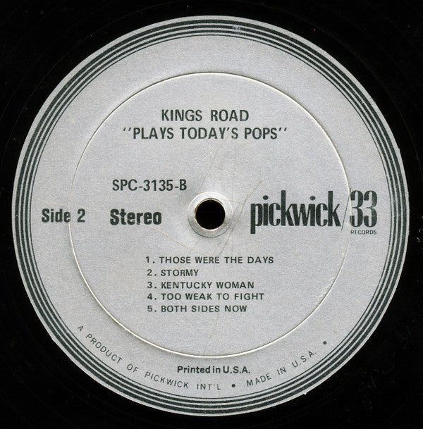 Kings Road : Plays Today's Pops (LP)