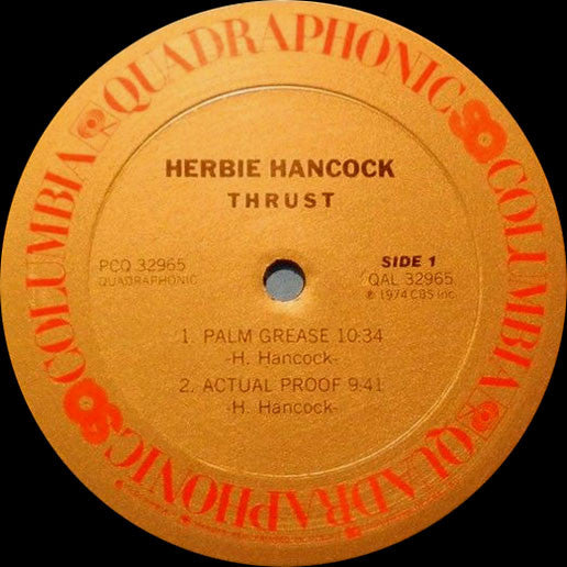 Herbie Hancock : Thrust (LP, Album, Quad, Ter)