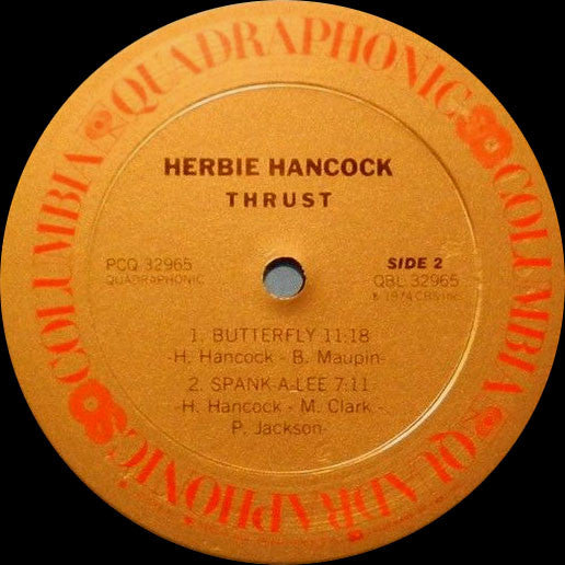 Herbie Hancock : Thrust (LP, Album, Quad, Ter)
