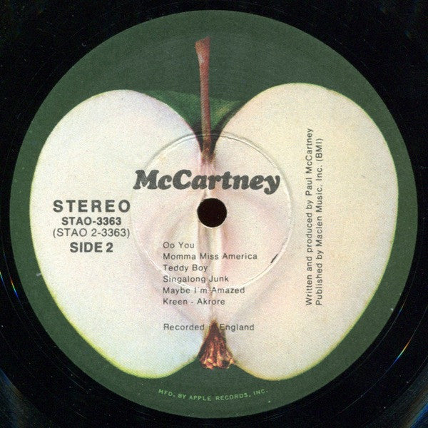 McCartney* : McCartney (LP, Album, Scr)