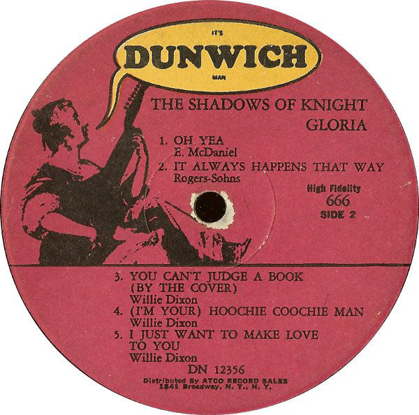 The Shadows Of Knight : Gloria (LP, Album, Mono)