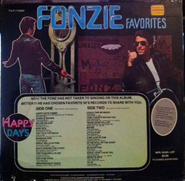 Various : Fonzie Favorites (LP, Comp)