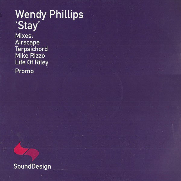 Wendy Phillips : Stay (12", Promo)