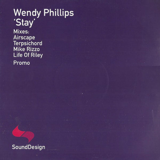 Wendy Phillips : Stay (12", Promo)