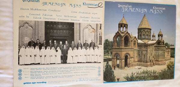 The Holy Echmiadzin Chorus : Armenian Mass (2xLP)