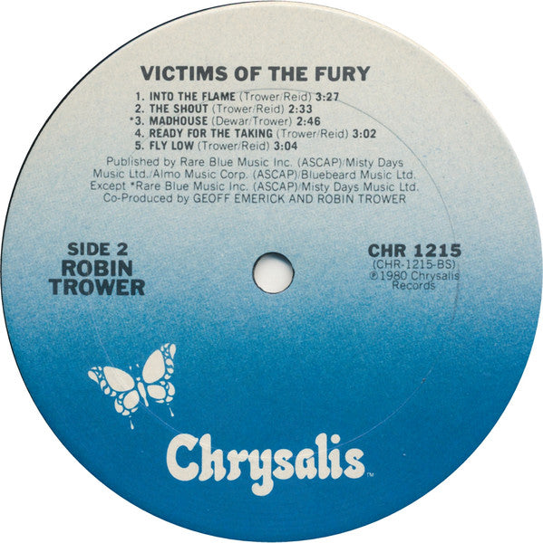 Robin Trower : Victims Of The Fury (LP, Album, Ter)
