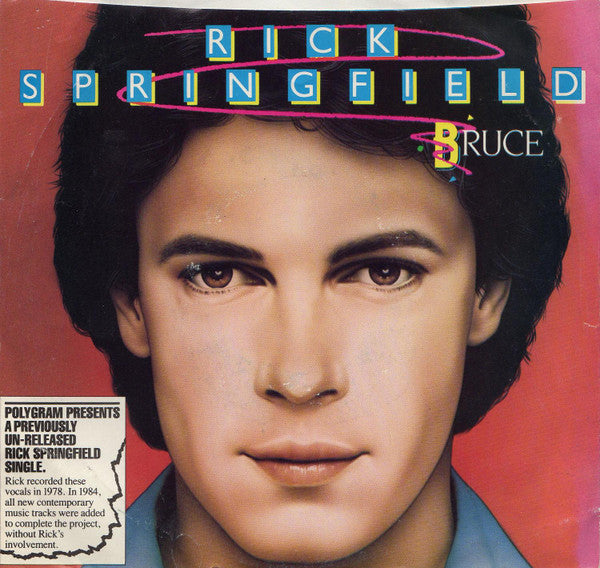 Rick Springfield : Bruce (7", Styrene, 19)