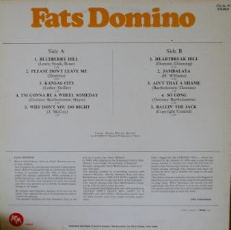 Fats Domino : Blueberry Hill (LP, Comp)