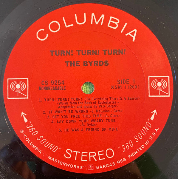The Byrds : Turn! Turn! Turn! (LP, Album)