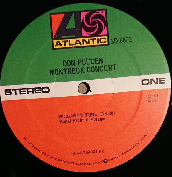 Don Pullen : Montreux Concert (LP, Album, Pre)
