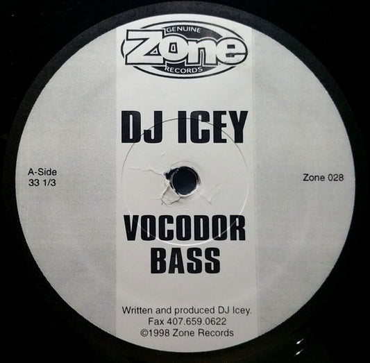DJ Icey : Vocodor Bass / Department 3 (12")