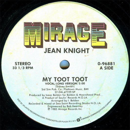 Jean Knight : My Toot Toot (12")