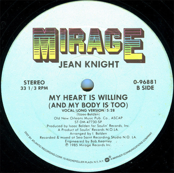 Jean Knight : My Toot Toot (12")