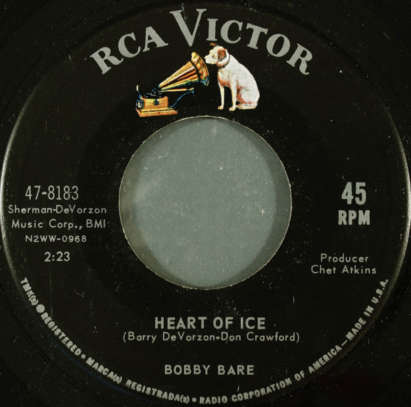 Bobby Bare : Detroit City / Heart Of Ice (7", Roc)