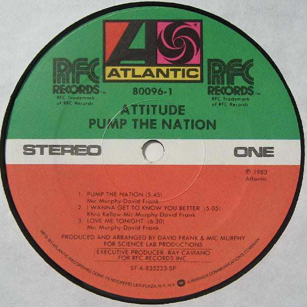 Attitude : Pump The Nation (LP, Album, SP)