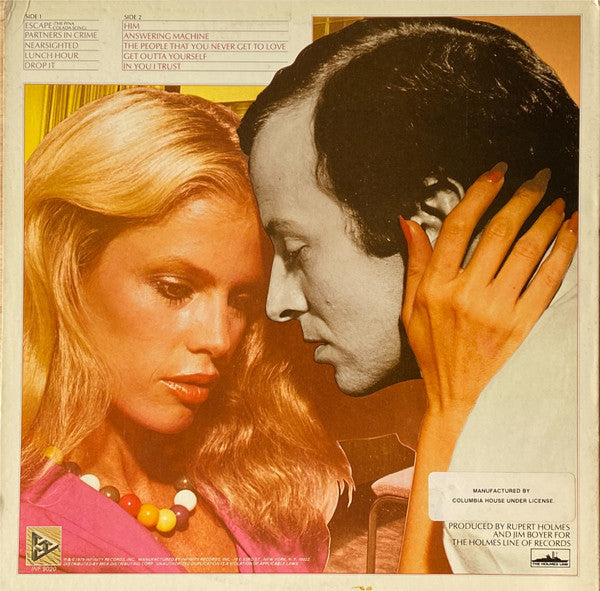 Rupert Holmes : Partners In Crime (LP, Album, Club)