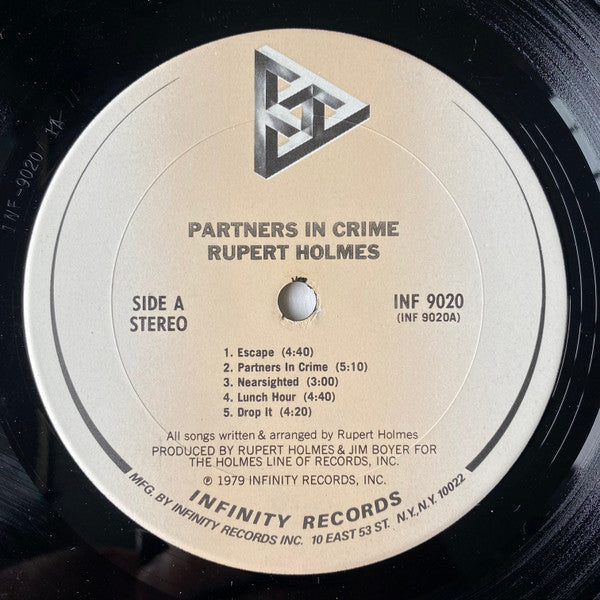 Rupert Holmes : Partners In Crime (LP, Album, Club)