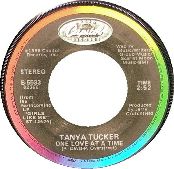 Tanya Tucker : One Love At A Time / Fool Fool Heart (7", Single, Jac)