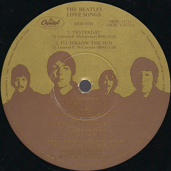 The Beatles : Love Songs (2xLP, Comp, Win)